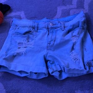 blue jean shorts good condition